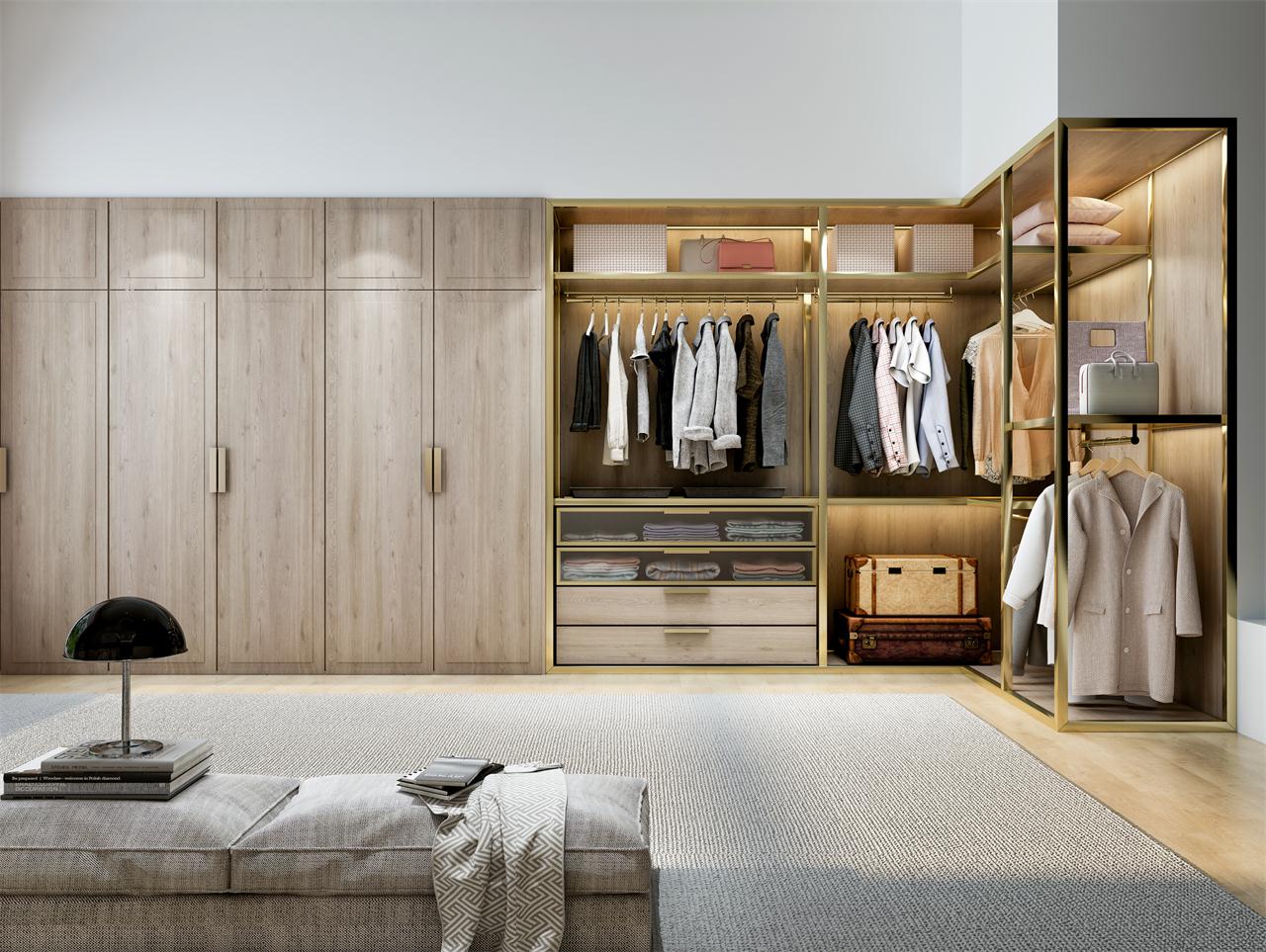 现代简约气概衣柜定制