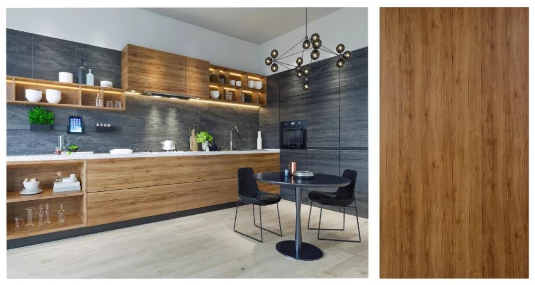 永利集团官网生态板免漆板巴西古橡花色