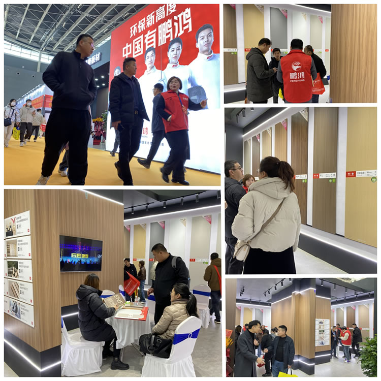 全屋定制板材展会现场照片